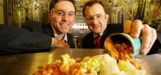 Dr Stephen Price (left) Northstar Proof of Concept fund manager with Kris Wadrop from Solvert – one