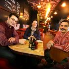 Aldo, Cristina and Joseph De Giorgi, Pasqualinos Bar Pizzeria Newcastle