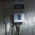 Hillsdale Library electric car charging station.