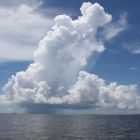 Clouds above grand isle
