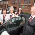 From L-R: Shirley Young, Recruitment and Talent Manager at Vertu, Sophie Gibson, Hannah Cuthbertson 