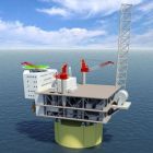 A graphic of the Aasta Hansteen platform