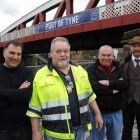 Max Roberts and Creative Team visit the Swing Bridge